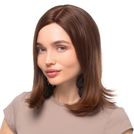 Peruka topper włosy słowiańskie jasny brąz ADE 35cm # 8/12