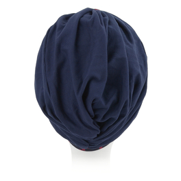 Granatowy turban o niecodziennym fasonie FLORENCE # B491+B242