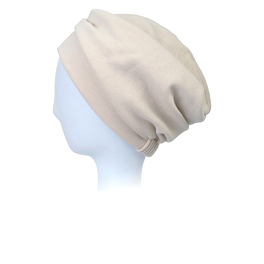 Ciepły beżowy turban ELSA # K-052