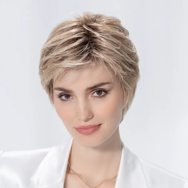 Peruka syntetyczna krótka damska fryzura przydymiony blond HARMONY SOFT # smokeblonde mix