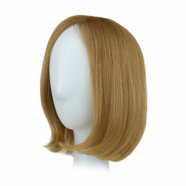Peruka topper z naturalnych włosów słowiańskich ciemny blond STILLA 25cm # 12