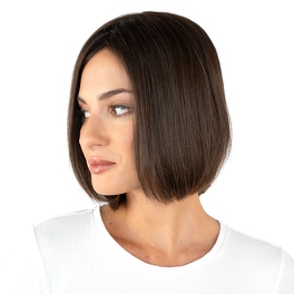 Topper z naturalnych włosów słowiańskich ciemny blond STILLA 25cm # 12