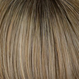 Peruka z włosów syntetycznych odpornych na ciepło blond z odrostem CLEVER # 14/16/8R