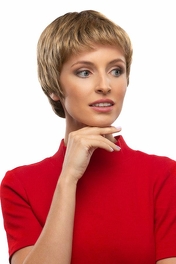 Peruka z włosów syntetycznych kasztanowy brąz TILLY # 30/33