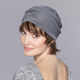 Dopinka z włosa syntetycznego w formie opaski pod turban lub czapkę średni brąz MINT # lightchampagne/mix
