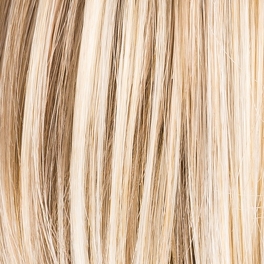 Topper z włosów mieszanych szampański blond z odrostem REAL # champagne/rooted