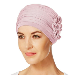 Turban różowy Christine Wear LOTUS # rose melange
