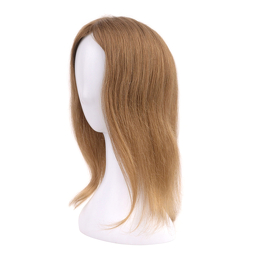 Topper naturalny z włosów słowiańskich ciemny blond DOP 600/12 40cm # 10/12