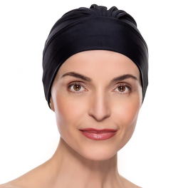 Turban do pływania czarny AQUA3 # black