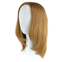 Prosta peruka naturalna ciemny blond włosy słowiańskie dziewicze 25cm ALIZEE XY # 8/10/16