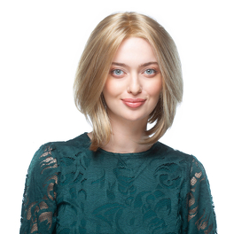 Peruka syntetyczna wielotonowy blond z ciemnym odrostem SILVIA # 10/14/80/8R