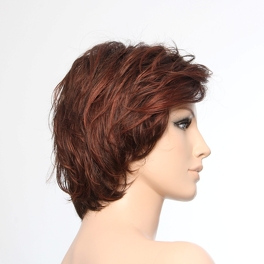 Damska peruka z włosów syntetycznych mahoniowy brąz GLAM LOOK # mahagony/shaded*