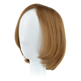Topper z naturalnych słowiańskich włosów dziewiczych jasny brąz AIKA 25cm # 8/12