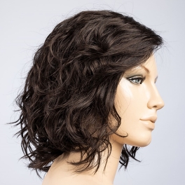 Peruka z włosów syntetycznych ciemny brąz ONDA MONO PART # darkbrown/shad
