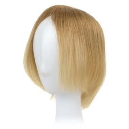 Topper z naturalnych włosów słowiańskich blond z odrostem sombre STILLA 20cm # 12R+14/16