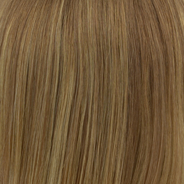 Topper z włosów naturalnych słowiańskich ciemny blond z refleksami TAU 23cm # 8/12+14/16H