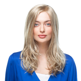 Peruka syntetyczna długa blond ANN # 18/22/12