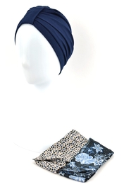 Elegancki i elastyczny turban granatowy OLIVIA # BM20*