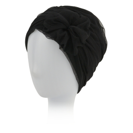 Ciekawy turban w stylu retro czarny BELLA # black