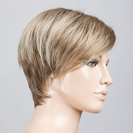Peruka z włosów syntetycznych beżowy blond z jasnymi tonami i refleksami AVOLA MONO PART # beigemulti/shad