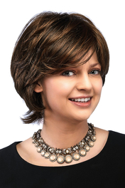 Peruka syntetyczna ciemny brąz HERMIONA # 4/6