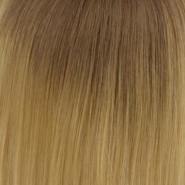 Topper naturalny z włosów słowiańskich blond z odrostem ombre ZOA 20cm # 6/8/10R+14/16