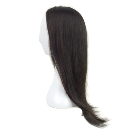 Topper z naturalnych włosów słowiańskich czarny DOP 500/29 50cm #1