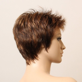 Peruka syntetyczna orzechowy brąz z odrostem HIT LOOK # hazelnut/shaded*