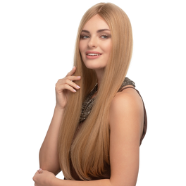 Topper damski z włosów azjatyckich blond MELO # 12/14R+14/16ASH+16H