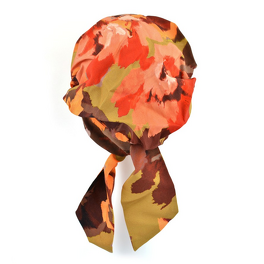 Prosty do ułożenia lekki i wygodny turban wielokolorowy FELICJA NEW z daszkiem # N07154