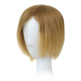 Topper z naturalnych słowiańskich włosów średni blond z odrostem AIKA 20cm # 8/12R+14/16