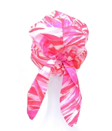 Lekki różowy turban 100% bawełna ATHENS # 65*