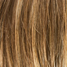 Krótka peruka syntetyczna bursztynowy blond z odrostem READY MONO PART # bernstein/rooted