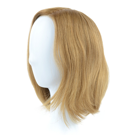 Naturalna peruka słowiańska virgin włosy lekko falowane do ramion ciemny blond 25cm KYA S X # 8/10/16