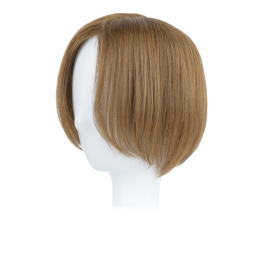Topper z naturalnych włosów słowiańskich jasny brąz STILLA 20cm # 8/12