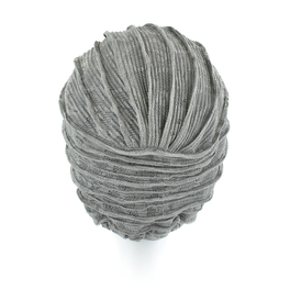 Ciepły szary turban o ciekawym kroju LACY*