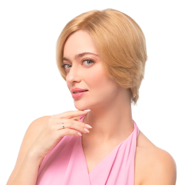 Damska peruka naturalna włosy słowiańskie dziewicze blond LOA S # 12R+14/16H