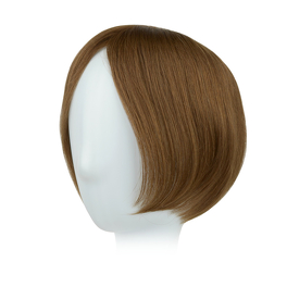 Topper z naturalnych słowiańskich włosów dziewiczych brąz AIKA 15cm # 6/8/10