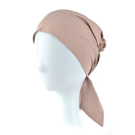 Prosty do ułożenia lekki i wygodny beżowy turban FELICJA NEW # 259*