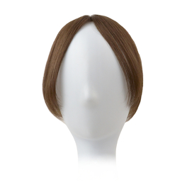 Topper naturalny z włosów słowiańskich 18cm brąz DELMAR # Grey 4/6
