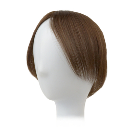 Topper naturalny z włosów słowiańskich 18cm brąz DELMAR # Grey 4/6