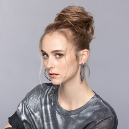 Treska z włosa syntetycznego perłowy blond CASSIS # pearlblonde/mix