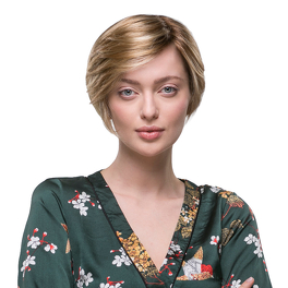 Peruka z włosów syntetycznych blond z odrostem FLORA # 24/25/23/12R*