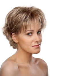 Peruka syntetyczna damska bardzo jasny blond PONY # 18/24