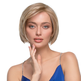 Peruka syntetyczna jasny blond z odrostem termoodporna DAPHNE # 17/101/18R