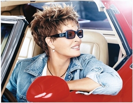 Peruka z włosów syntetycznych szafranowy rudy RIO MONO # safranred/mix*