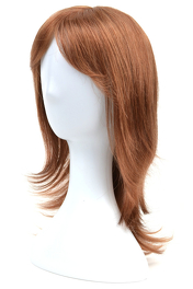 Peruka dziecięca z włosów syntetycznych brąz HEIDI # 8A/12