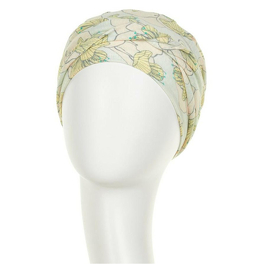 Turban kremowy w kwiaty Christine Wear SHAKTI # blooming season