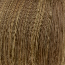 Topper naturalny z włosów słowiańskich jasny brąz 20cm DELMAR # 6/8R+12/14H