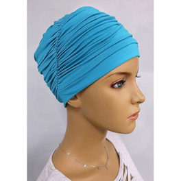 Turban niebieski STEFANIA # bambou b/602